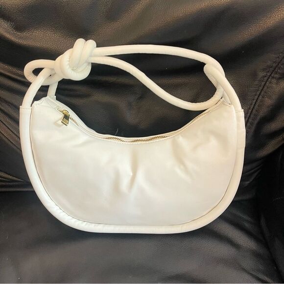 Jules Kae Luna Rope Hobo bag purse in White NWT - Picture 3 of 11